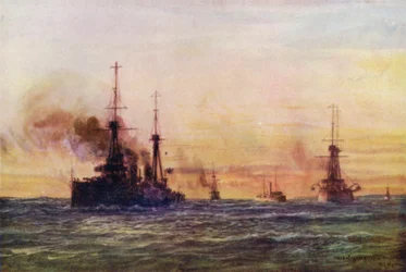 "Indefatigable" und "Invincible", 1911